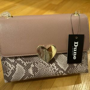 Dune London Pink and Snake Print NWT